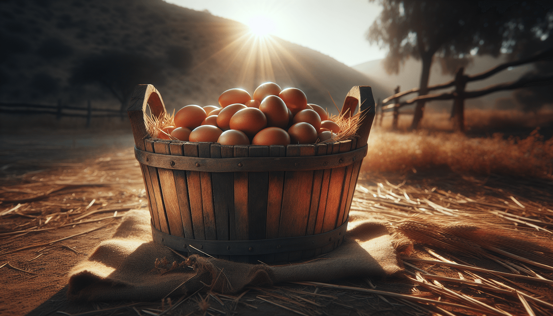 Fresh farm eggs